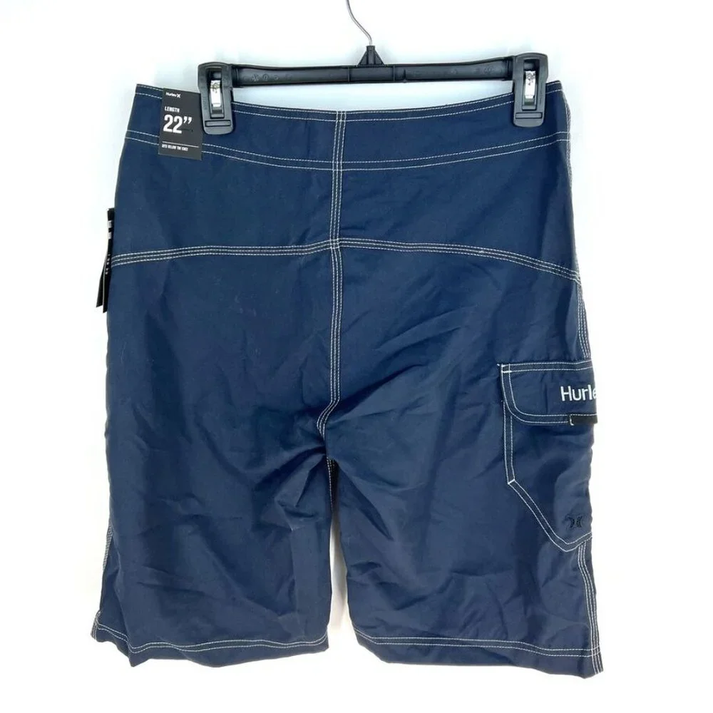 Hurley Men’s Supersuede Blue Board Shorts Size 29